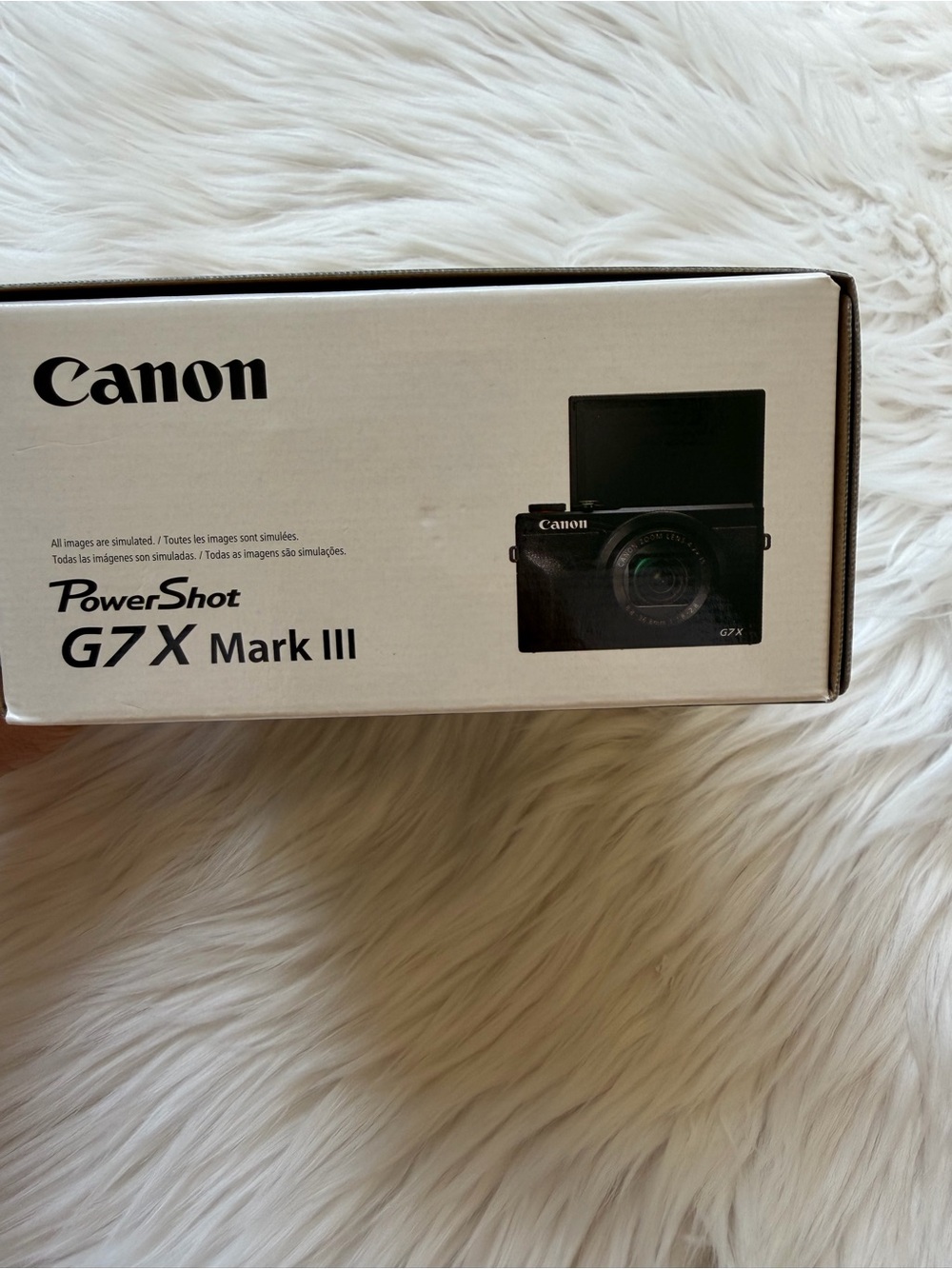 Canon PowerShot G7 X Mark III Camera Box - Black - Picture 3 of 4